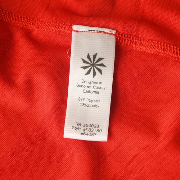 Athleta Racerback Monochrome Striped Tank - Picture 8 of 9